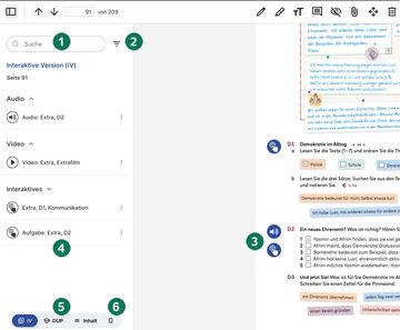 Screen Sidepanel hueber interaktiv