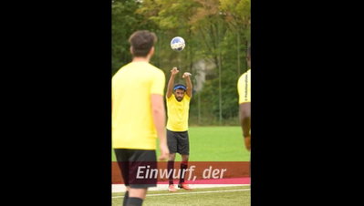 Miteinander!: Fußballclip Einwurf