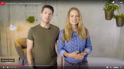 Gute Idee! B1.2, Lektion 33 und 34: Mitmachen