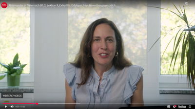 Miteinander in Österreich B1.2, Lektion 9, Extrafilm: Erfolgreich im Bewerbungsgespräch