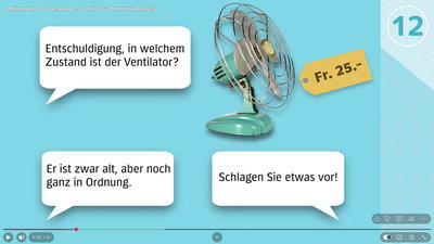 Miteinander in der Schweiz B1.2, Lektion 12: Kommunikationsclip