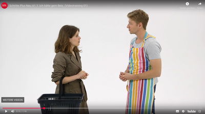 Schritte Plus Neu A1.1: Ich hätte gern Reis. (Videotraining 01)