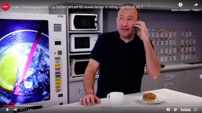 Video Telefongespräch 1 zu Sicher! aktuell B2 sowie Sicher in Alltag und Beruf! B2.1